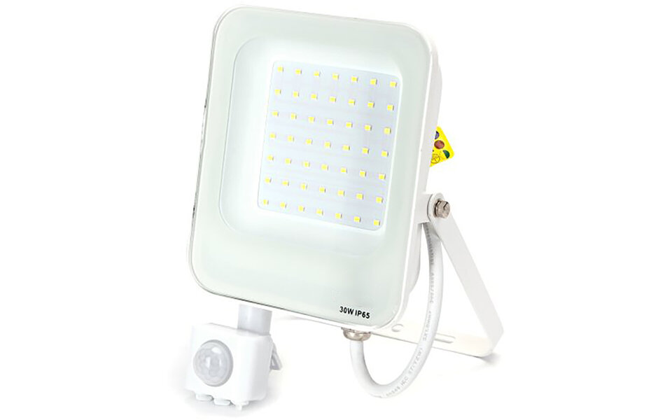 HLW LED LED Bouwlamp & Wandlamp met Sensor - Waterdicht IP65, Koud Wit 6000K, Beam Angle Verstelbaar