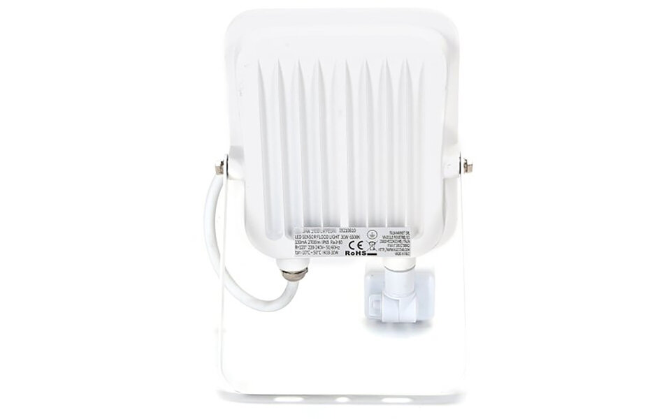 HLW LED LED Bouwlamp & Wandlamp met Sensor - Waterdicht IP65, Koud Wit 6000K, Beam Angle Verstelbaar