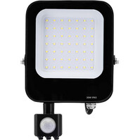LED Construction Lamp with Motion Sensor - 30W IP65 Waterproof Black LED Construction Lamp with Motion Sensor - 30W IP65 Waterproof Black