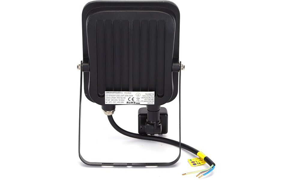 HLW LED LED Construction Lamp 30W with Sensor - Waterproof IP65, Matte Black Floor & Wall Lamp HLW LED LED Construction Lamp 30W with Sensor - Waterproof IP65, Matte Black Floor & Wall Lamp