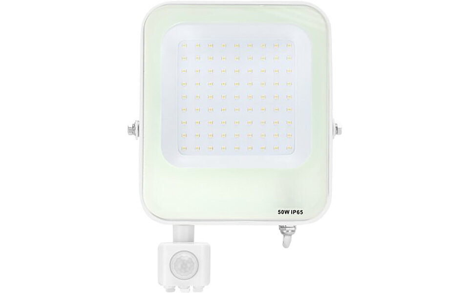 HLW LED LED Construction Lamp with Motion Sensor and Adjustable Beam Angle - Waterproof IP65, Neutral White 4000K HLW LED LED Construction Lamp with Motion Sensor and Adjustable Beam Angle - Waterproof IP65, Neutral White 4000K