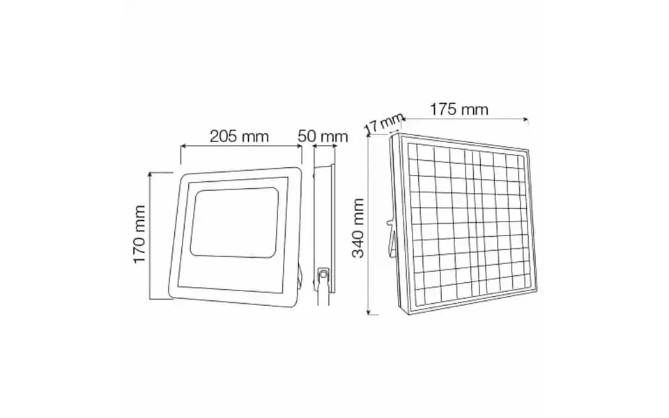 HLW LED LED Construction Lamp & Wall Lamp 25W IP65 Waterproof Cool White 6000K – Garden Wall Lamp & LED Lamp
