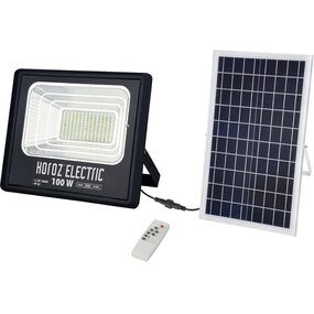 LED Bouwlamp & Wandlamp Solar 100W - Waterdicht IP65, Koud Wit LED Bouwlamp & Wandlamp Solar 100W - Waterdicht IP65, Koud Wit