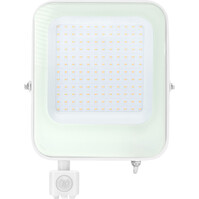 LED Construction Lamp 100W with Sensor - Waterproof IP65 - Natural White