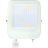 LED Bouwlamp 100W met Sensor - Waterdicht IP65 - Natuurlijk Wit Buitenverlichting