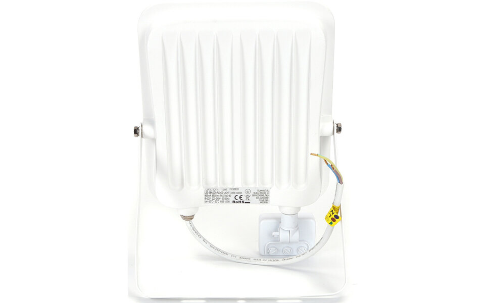 HLW LED LED Construction Lamp 100W with Sensor, Waterproof IP65 - LED Construction Lamp & Wall Lamp with Neutral White