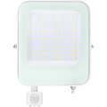 LED Bouwlamp 100W met Sensor - Waterdicht IP65, Koud Wit 6500K, LED Bouwlamp & Wandlamp met Sensor
