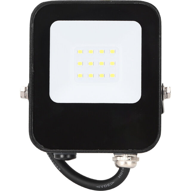 Zwarte en witte waterdichte LED bouwlamp 10W met 930 lumen en koel wit licht 6500K