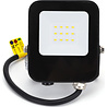 Zwarte en witte waterdichte LED bouwlamp 10W met 930 lumen en neutraal wit licht 4000K IP65