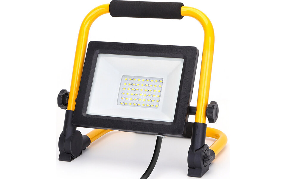 HLW LED Adjustable LED Construction Lamp Waterproof IP65 - Cool White 6000K Daylight White