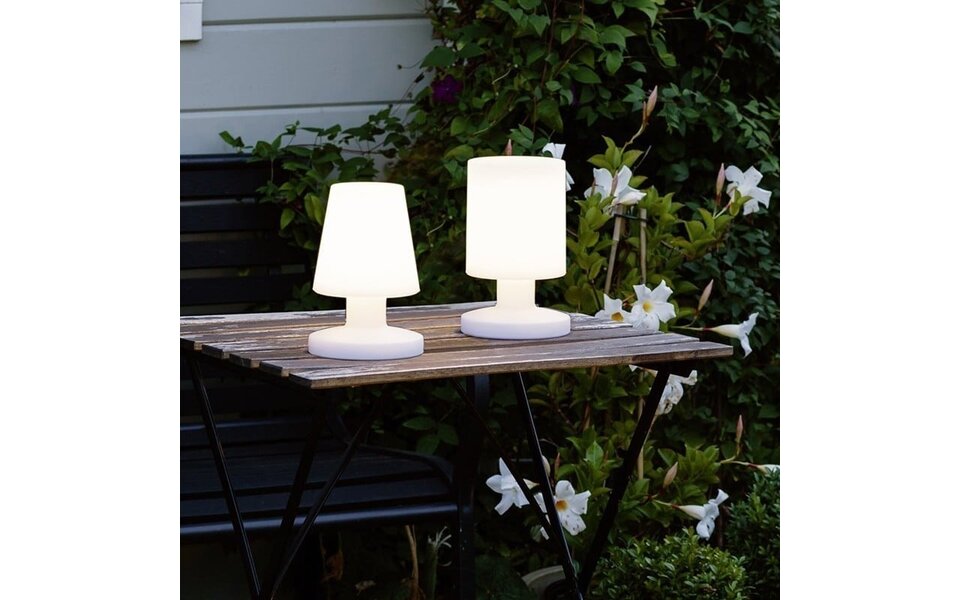 HLW LED LED Tafellamp - Trion - Ovaal - Wit - Kunststof - Spatwaterdicht - USB Oplaadbaar HLW LED LED Tafellamp - Trion - Ovaal - Wit - Kunststof - Spatwaterdicht - USB Oplaadbaar