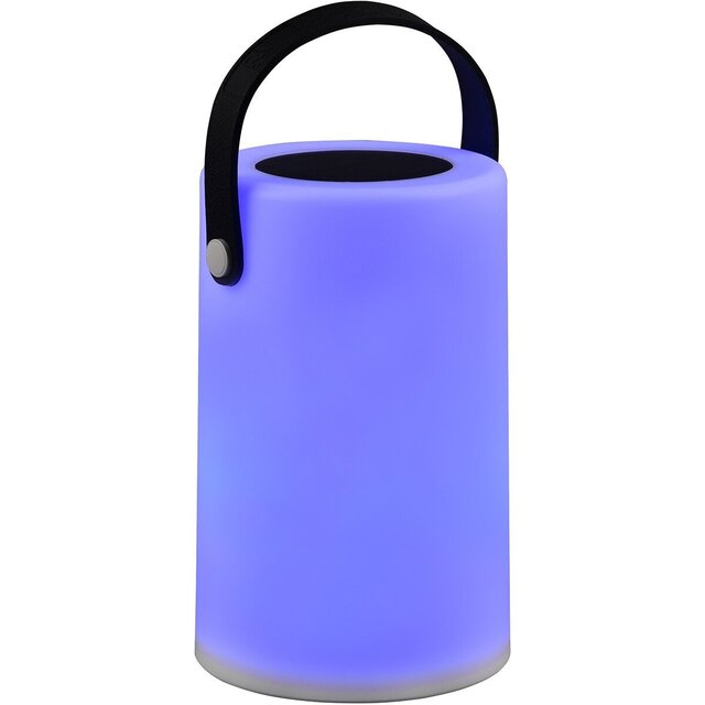 HLW LED LED Tafellamp op Zonne-energie - Solar Tafellamp - Trion Garcin - USB Oplaadbaar - RGBW - Spatwaterdicht IP44 - Rond - Wit