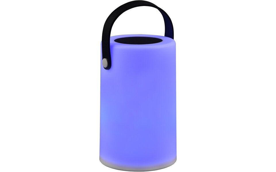 HLW LED LED Tafellamp op Zonne-energie - Solar Tafellamp - Trion Garcin - USB Oplaadbaar - RGBW - Spatwaterdicht IP44 - Rond - Wit