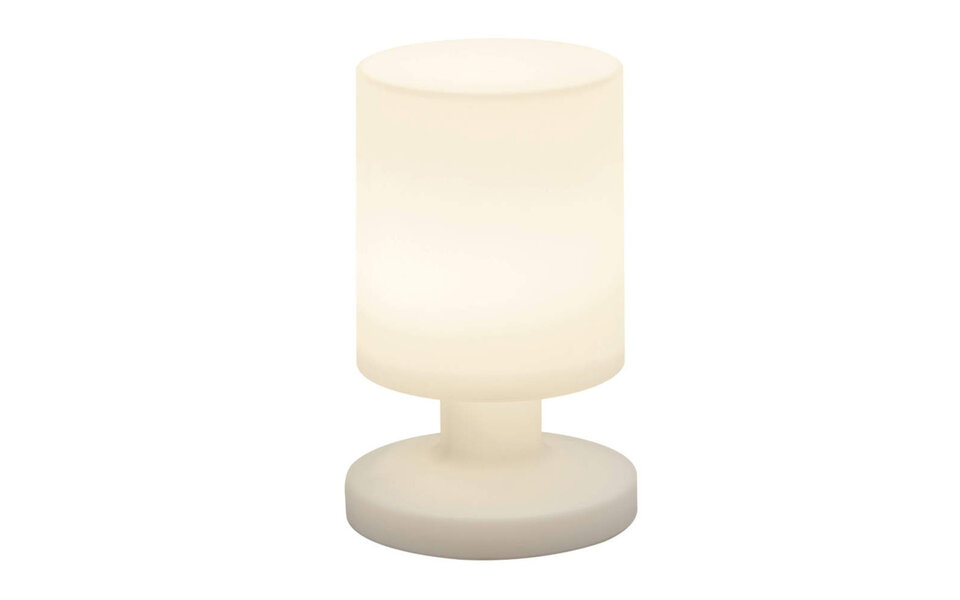 HLW LED LED Table Lamp - Trion - Round - White - Plastic - Splashproof - USB Rechargeable HLW LED LED Table Lamp - Trion - Round - White - Plastic - Splashproof - USB Rechargeable