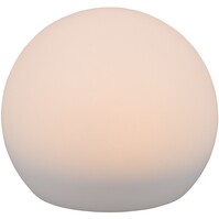 LED Tafellamp met Zonne-energie - Trion Mallo - Dag en Nacht Sensor - 5W - Warm Wit 3000K - RGBW - Spatwaterdicht IP44 - Rond - Mat Wit - Kunststof LED Tafellamp met Zonne-energie - Trion Mallo - Dag en Nacht Sensor - 5W - Warm Wit 3000K - RGBW - Spatwaterdicht IP44 - Rond - Mat Wit - Kunststof