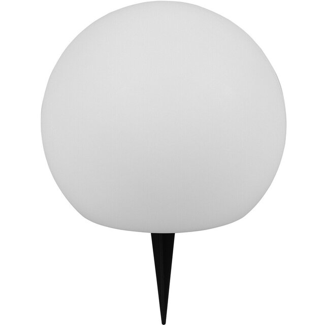 HLW LED LED Table Lamp with Solar Energy - Trion Mallo - Day and Night Sensor - 5W - Warm White 3000K - RGBW - Splashproof IP44 - Round - Matte White - Plastic HLW LED LED Table Lamp with Solar Energy - Trion Mallo - Day and Night Sensor - 5W - Warm White 3000K - RGBW - Splashproof IP44 - Round - Matte White - Plastic