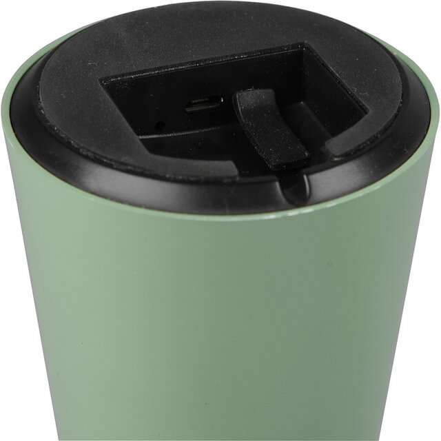 HLW LED LED Tafellamp - Tafelverlichting - Trion Lenio - 2W - Warm Wit 3000K - Dimbaar - USB Oplaadbaar - Spatwaterdicht IP44 - Rond - Mat Groen - Kunststof HLW LED LED Tafellamp - Tafelverlichting - Trion Lenio - 2W - Warm Wit 3000K - Dimbaar - USB Oplaadbaar - Spatwaterdicht IP44 - Rond - Mat Groen - Kunststof