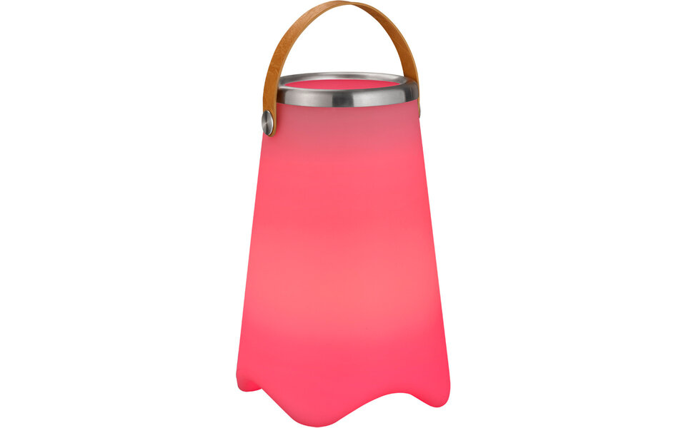 HLW LED LED Tafellamp - Trion Jamino - Bluetooth Speaker - Spatwaterdicht - Afstandsbediening - Oplaadbaar - RGBW - Wit