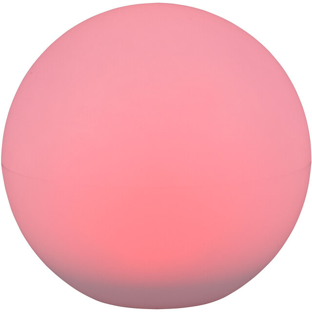 Ronde mat witte LED tafellamp met zonne-energie, 5W warm wit licht 3000K, spatwaterdicht IP44, dag- en nachtsensor