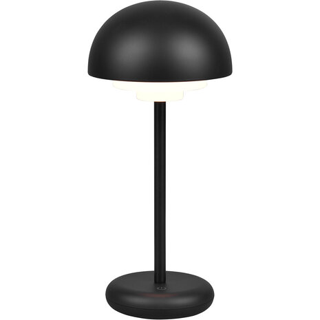 Dimbare LED Tafellamp 2W - Warm Wit 3000K, Spatwaterdicht IP44, Mat Zwart Dimbare LED Tafellamp 2W - Warm Wit 3000K, Spatwaterdicht IP44, Mat Zwart