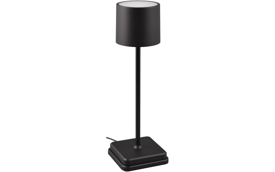 HLW LED LED Tafellamp met Oplaadbare Batterijen - Trion Ferno - 1.5W - Aanpasbare Kleurtemperatuur - Waterdicht IP54 - Vierkant - Zwart HLW LED LED Tafellamp met Oplaadbare Batterijen - Trion Ferno - 1.5W - Aanpasbare Kleurtemperatuur - Waterdicht IP54 - Vierkant - Zwart