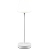 Ronde witte LED tafellamp met dimbare 2.2W lichtbron en aanpasbare kleurtemperatuur, spatwaterdicht IP44 Ronde witte LED tafellamp met dimbare 2.2W lichtbron en aanpasbare kleurtemperatuur, spatwaterdicht IP44