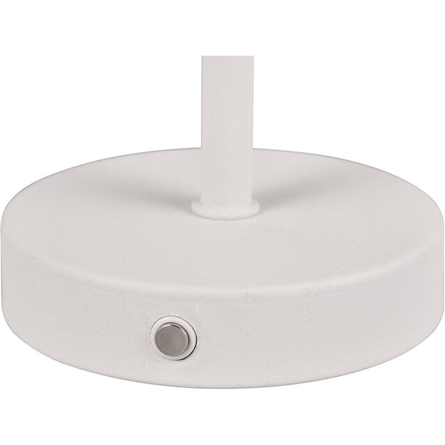 HLW LED LED Tafellamp met Oplaadbare Batterijen - Trion Elf - 1.5W - Warm Wit 3000K - Mat Wit - Metaal HLW LED LED Tafellamp met Oplaadbare Batterijen - Trion Elf - 1.5W - Warm Wit 3000K - Mat Wit - Metaal