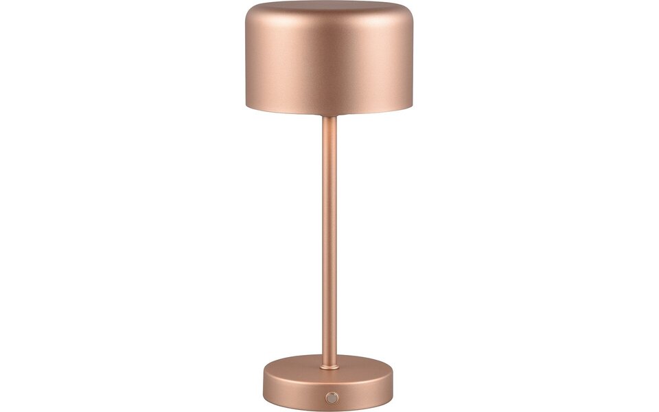 HLW LED LED Tafellamp met Oplaadbare Batterijen - Trion Elf - 1.5W - Warm Wit 3000K - Coffee - Metaal