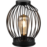 LED Tafellamp op Zonne-energie - Solar Hanglamp - Trion Muricy - Warm Wit 2700K - Spatwaterdicht IP44 - Rond - Zwart LED Tafellamp op Zonne-energie - Solar Hanglamp - Trion Muricy - Warm Wit 2700K - Spatwaterdicht IP44 - Rond - Zwart