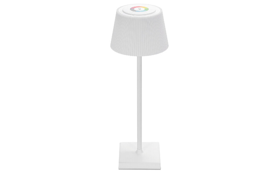 HLW LED Dimmable LED lamp - RGB & white floor lamp with rechargeable battery and touch control