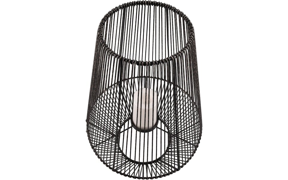 HLW LED LED Tafellamp met Zonne-energie - Trion Nero - Dag en Nacht Sensor - Spatwaterdicht IP44 - Rond - Grijs - Kunststof