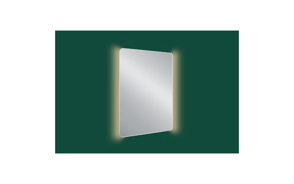 HLW LED LED Spiegel 70x50cm | 18W | 3000-4000K | IP44 Chroom HLW LED LED Spiegel 70x50cm | 18W | 3000-4000K | IP44 Chroom