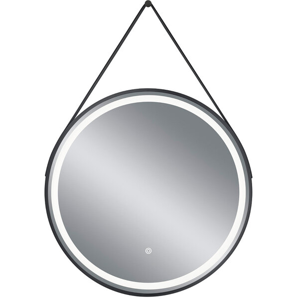 HLW LED LED Spiegel 60cm | 15W | Zwart | Touch | 3000-4000K | Rond HLW LED LED Spiegel 60cm | 15W | Zwart | Touch | 3000-4000K | Rond