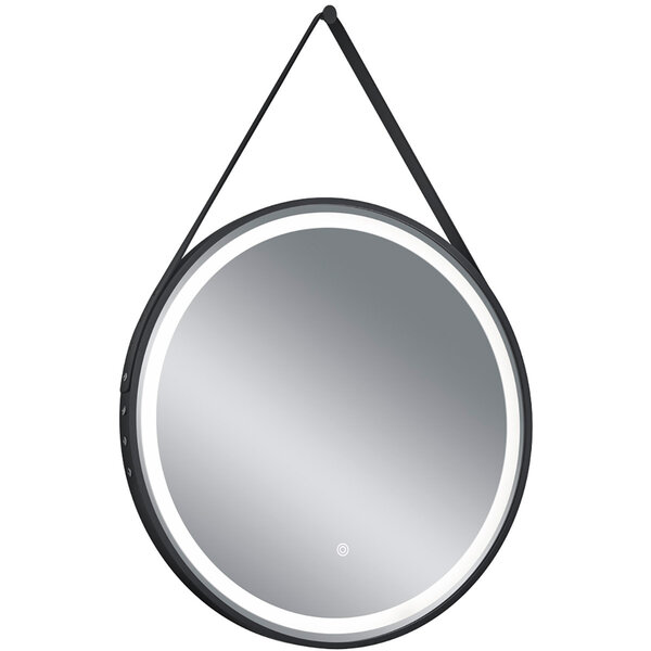 HLW LED LED Spiegel 60cm | 15W | Zwart | Touch | 3000-4000K | Rond HLW LED LED Spiegel 60cm | 15W | Zwart | Touch | 3000-4000K | Rond