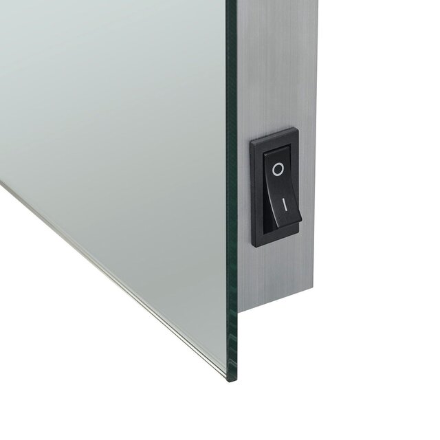 HLW LED LED Spiegel 70x50cm | 15W | 3000-4000K | Touch, Rechthoek