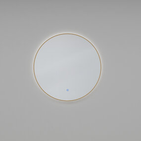 LED Spiegel 100cm | Dimbaar 110–240V | Messing, Touch LED Spiegel 100cm | Dimbaar 110–240V | Messing, Touch