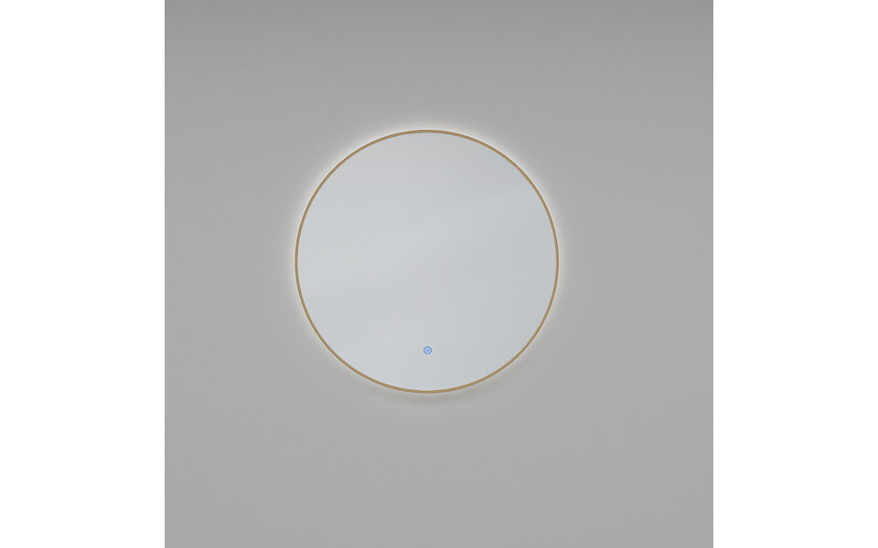 Wiesbaden LED Spiegel 100cm | Dimbaar 110–240V | Messing, Touch