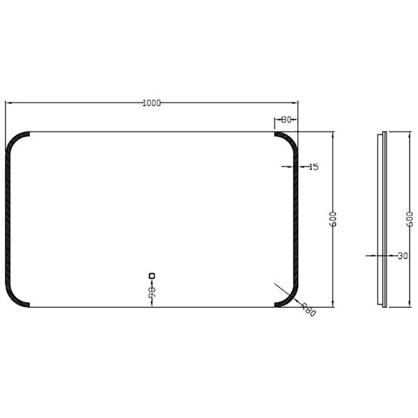 Wiesbaden LED Spiegel 100x60cm | 15W | 2800–6400K | Dimbaar & Verwarmd Wiesbaden LED Spiegel 100x60cm | 15W | 2800–6400K | Dimbaar & Verwarmd