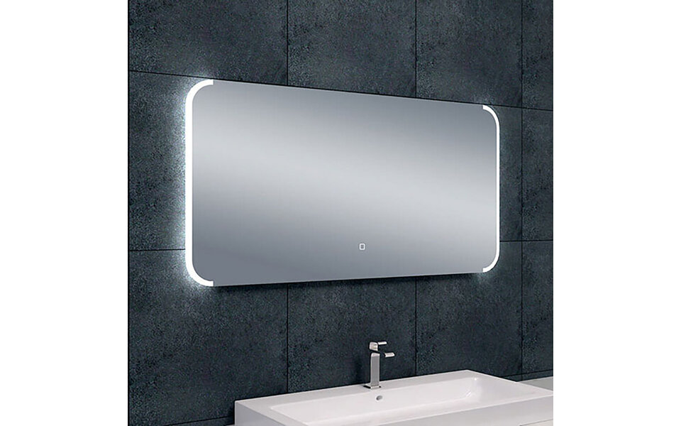 Wiesbaden LED Mirror 120x60cm | 15W | 2800-6400K Dimmable | Heating