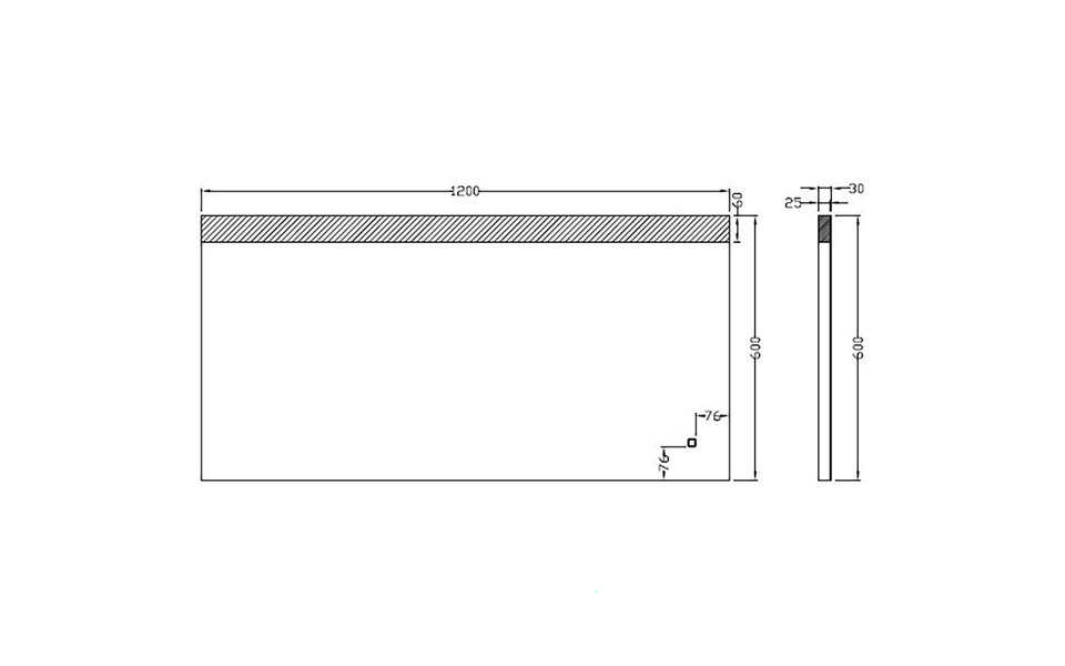 Wiesbaden LED Spiegel 120x60cm | 15W | Warm/Koud | Dimbaar | Verwarmd