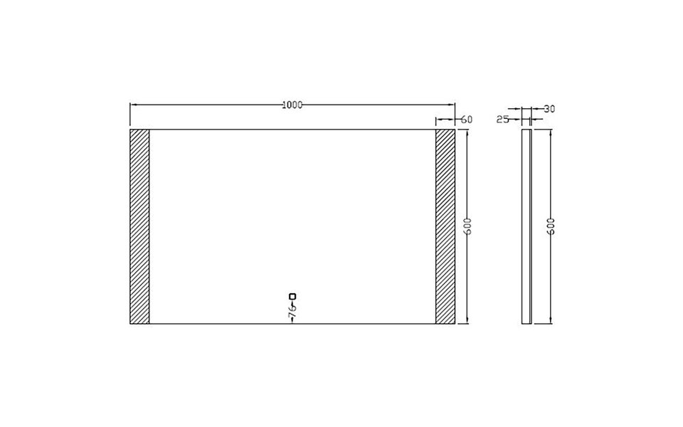 Wiesbaden LED Spiegel 100x60cm | 15W | Dimbaar & Verwarming Wiesbaden LED Spiegel 100x60cm | 15W | Dimbaar & Verwarming