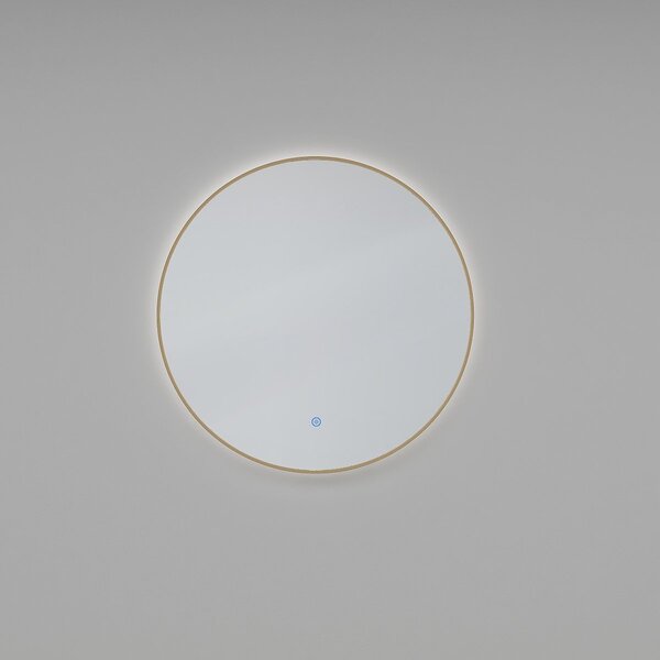 Wiesbaden LED Spiegel 100cm | 30W | Dimbaar 3000-6500K | Messing Wiesbaden LED Spiegel 100cm | 30W | Dimbaar 3000-6500K | Messing