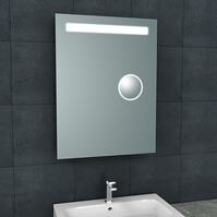 LED Mirror 60x80cm | 18W Warm White | Anti-condensation & IP44 LED Mirror 60x80cm | 18W Warm White | Anti-condensation & IP44