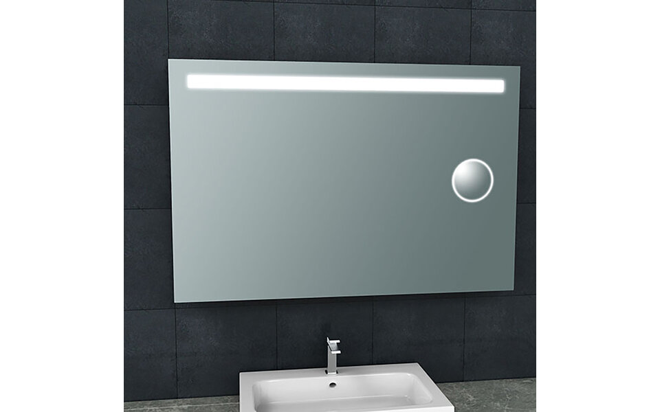Wiesbaden LED Mirror 120x80cm | 10W | Warm White | Anti-condensation & Touch