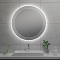 LED Mirror 80cm | 15W | 2800–6400K | Dimmable Touch | Round