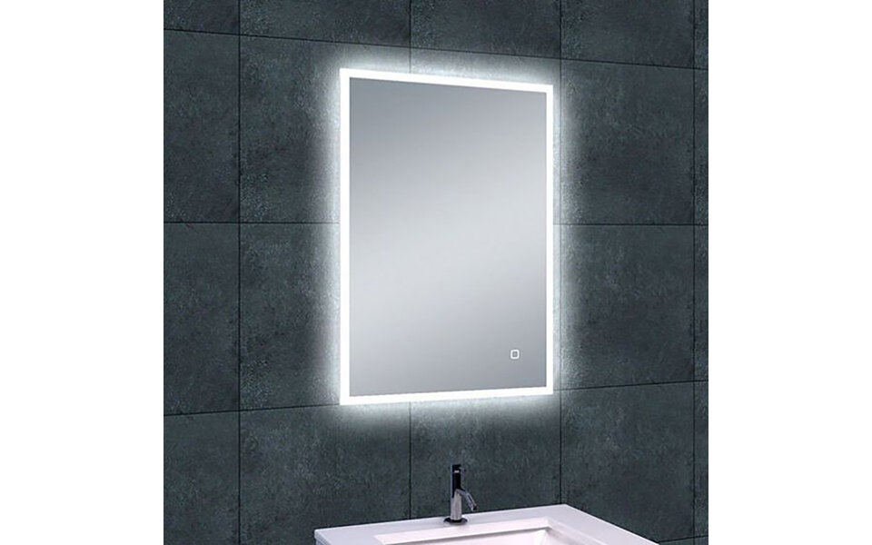 Wiesbaden LED Mirror 70x50cm | 15W | 6400K Cool | Dimmable & Heated