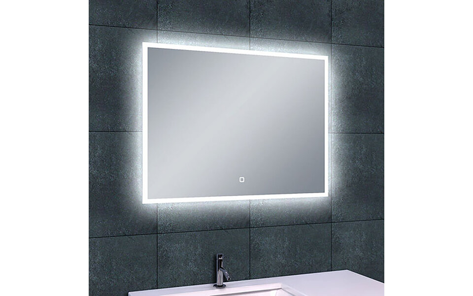Wiesbaden LED Spiegel 80x60cm | 20W | 6400K | Dimbaar & Verwarmd Wiesbaden LED Spiegel 80x60cm | 20W | 6400K | Dimbaar & Verwarmd