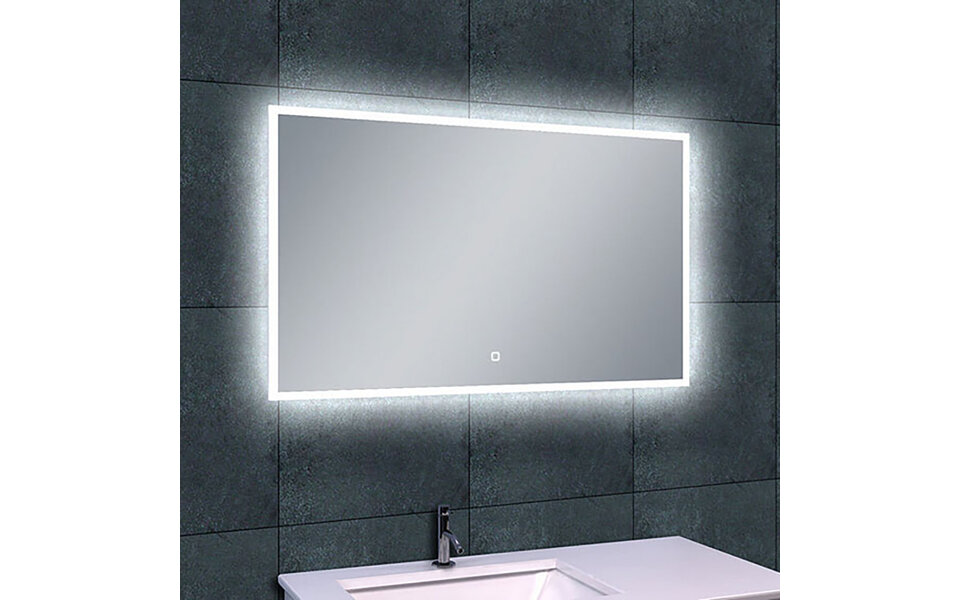 Wiesbaden LED Spiegel 100x60cm | 20W | Dimbaar & Verwarmd | 6400K
