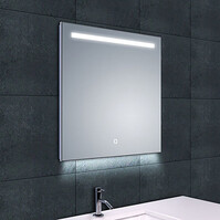 LED Spiegel 60x60cm | 6W | 3000–6400K | Dimbaar & Verwarming LED Spiegel 60x60cm | 6W | 3000–6400K | Dimbaar & Verwarming