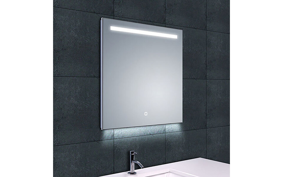 Wiesbaden LED Mirror 60x60cm | 6W | 3000–6400K | Dimmable & Heated Wiesbaden LED Mirror 60x60cm | 6W | 3000–6400K | Dimmable & Heated